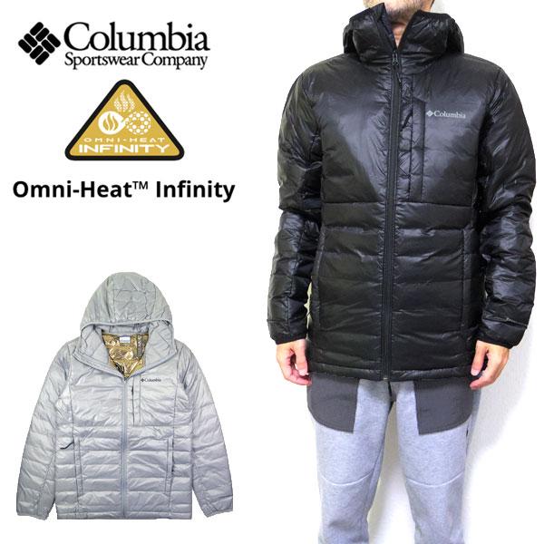 【ポイント10倍】 コロンビア アウター Jacket Hooded Down Wall Double Infinity OH Summit Infinity COLUMBIA ダウンジャケット オムニヒート メンズ ダウンコート
