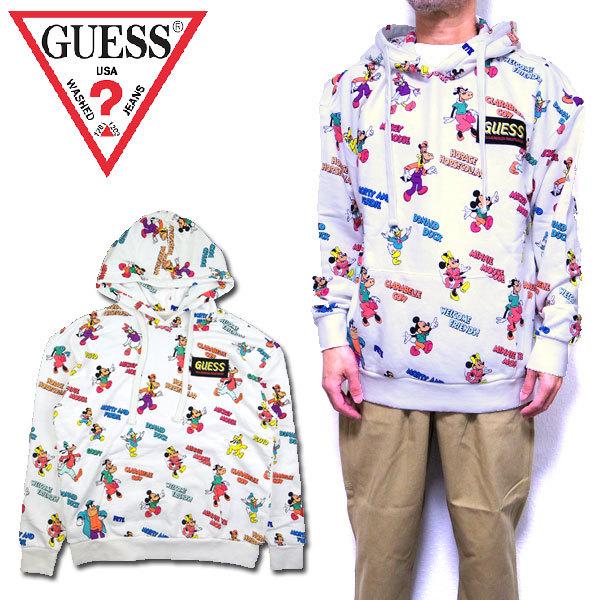 ゲス Guess パーカー ディズニー メンズ レディース スウェット 総柄 21新作 Ml1k7778dm ブランド Gu 005 Reason 通販 Yahoo ショッピング