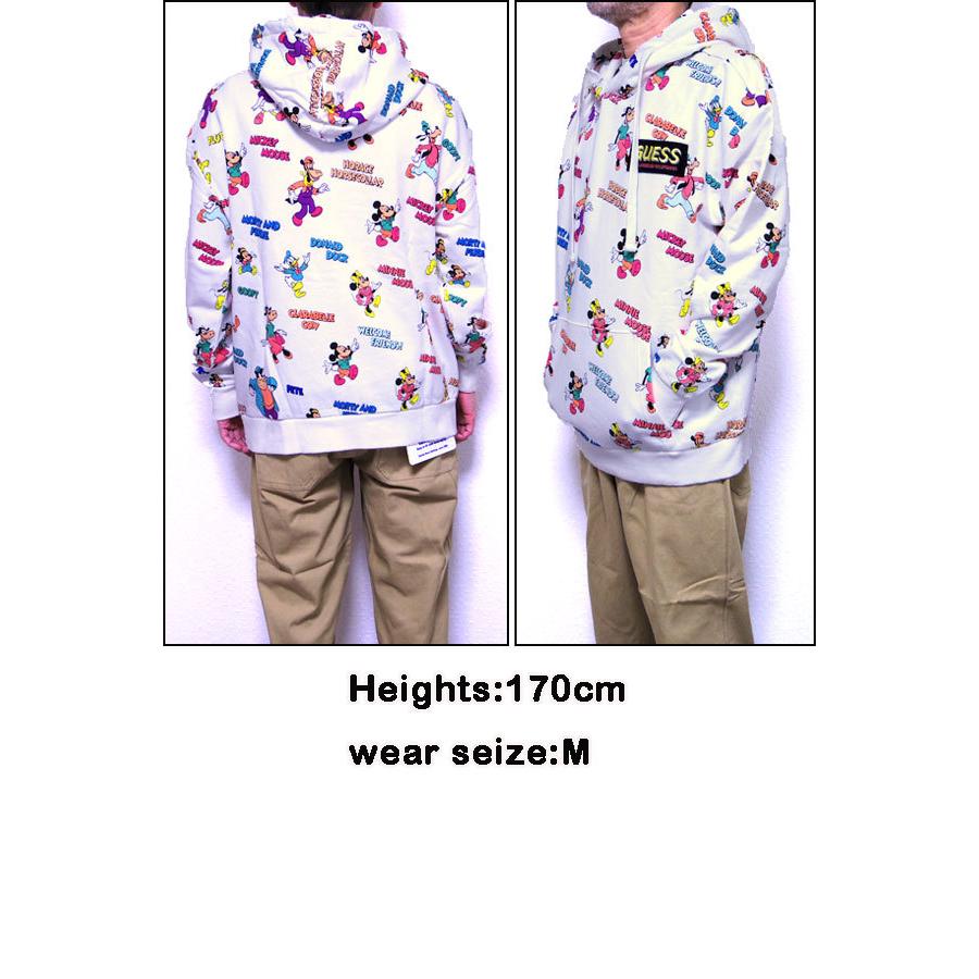 ゲス Guess パーカー ディズニー メンズ レディース スウェット 総柄 21新作 Ml1k7778dm ブランド Gu 005 Reason 通販 Yahoo ショッピング