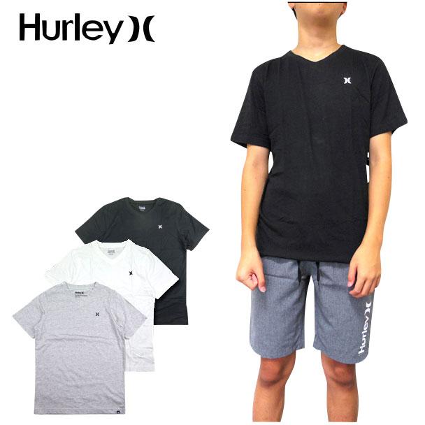 Hurley Boys' Staple V-Neck T-Shirt - Soft Jersey Tee With Icon Graphic - View #8