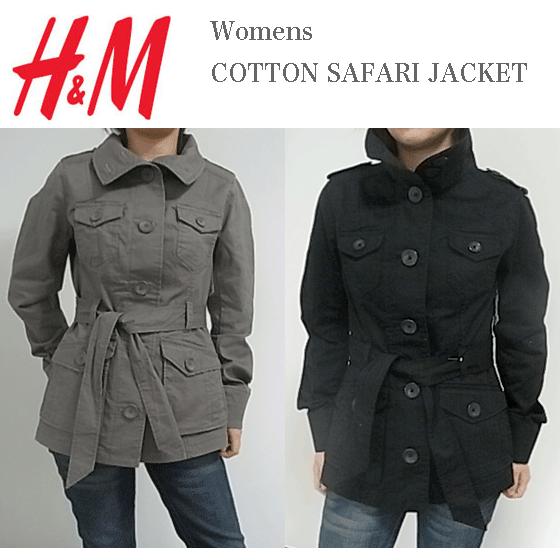 エイチ エム レディース コットン サファリ ジャケット トレンチ コート Hmw 108 Reason 通販 Yahoo ショッピング