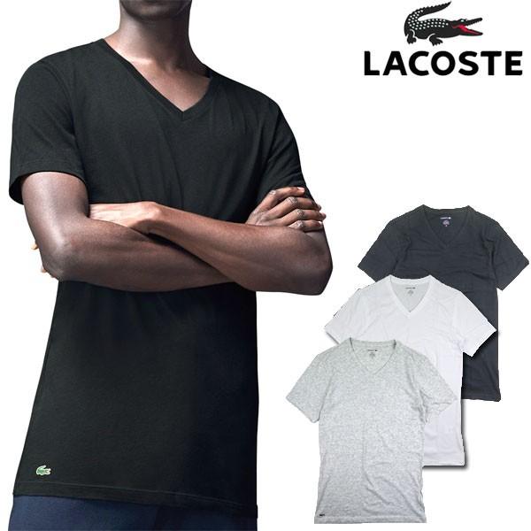 ラコステ Tシャツ メンズ Vネック 3枚セット LACOSTE 3枚組 スリムフィット RAME109 :lc-059:REASON