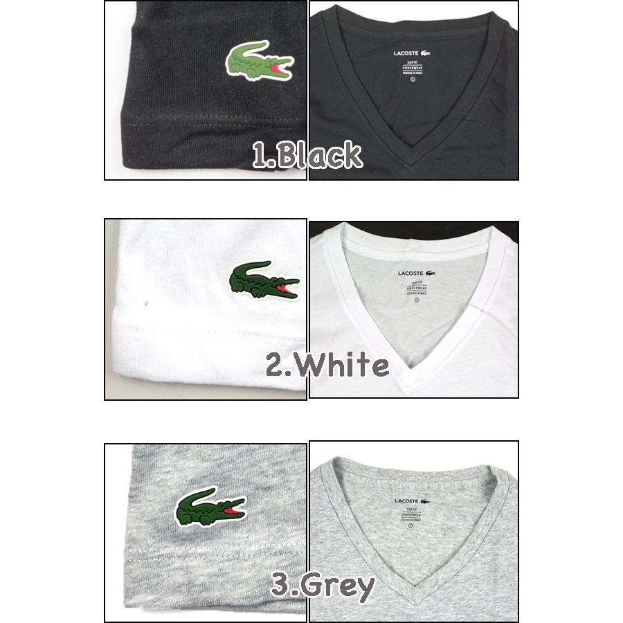 ラコステ Tシャツ メンズ Vネック 3枚セット Lacoste ３枚組 スリムフィット Rame109 Lc 059 Reason 通販 Yahoo ショッピング