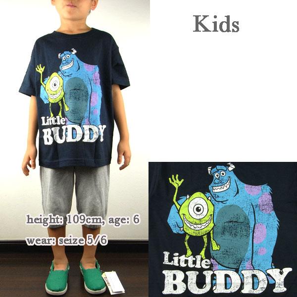 Tシャツ キッズ モンスターズインク マイクとサリー 子供 KIDS Little Buddy キャラクター｜reason