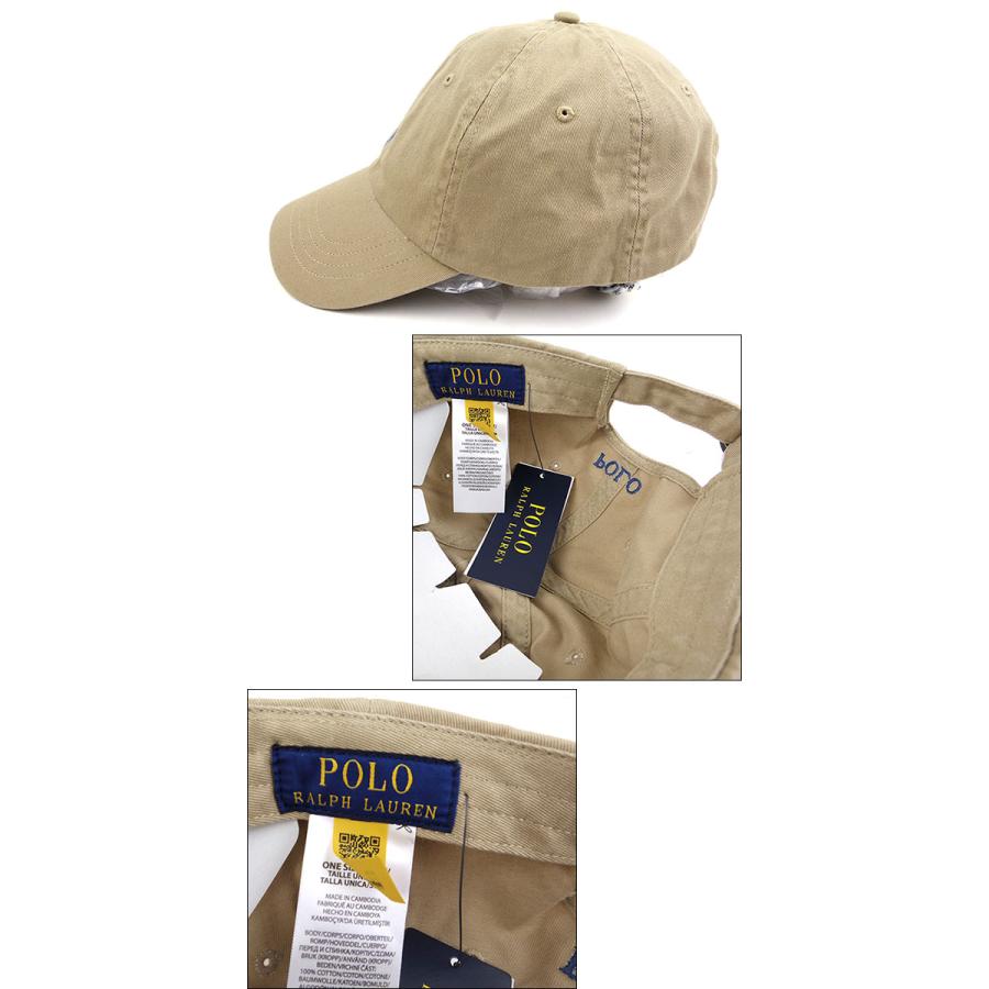 ラルフローレン キャップ 帽子 レディース メンズ Ralph Lauren ベージュ ユニセックス ブランド ベースボール TWILL CAP 2023春 新作｜reason｜10