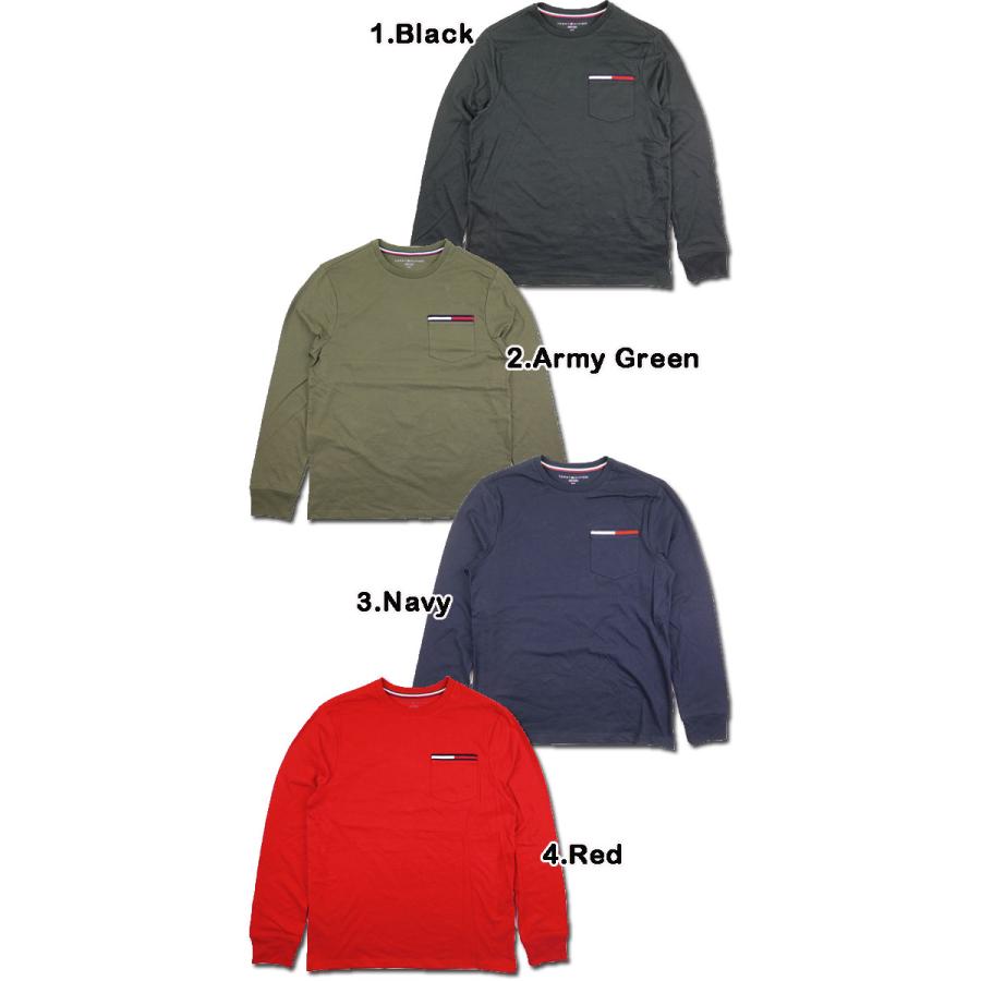 トミーヒルフィガー ロンt メンズ 長袖 Tシャツ ポケT TOMMY HILFIGER POCKET 78F0163 アウトレット 部屋着｜reason｜07