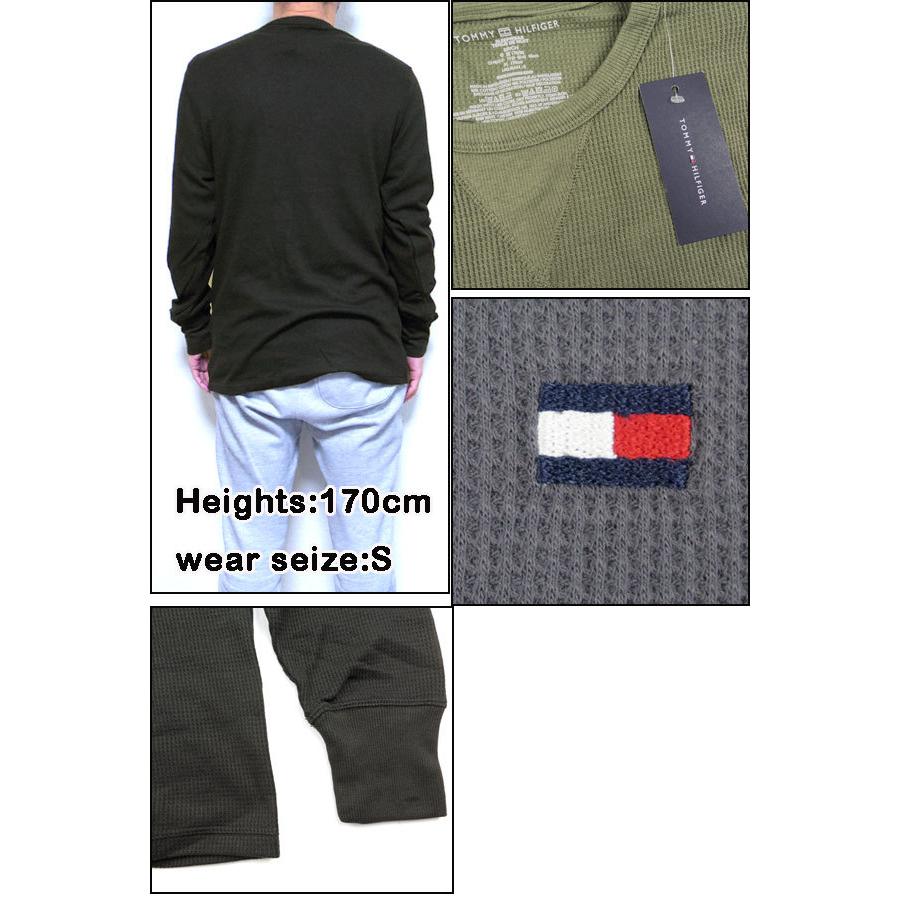 トミーヒルフィガー Tシャツ 長袖 ロンT メンズ サーマル TOMMY HILFIGER THERMAL LS TEE ロゴ 09T3585|reason|02