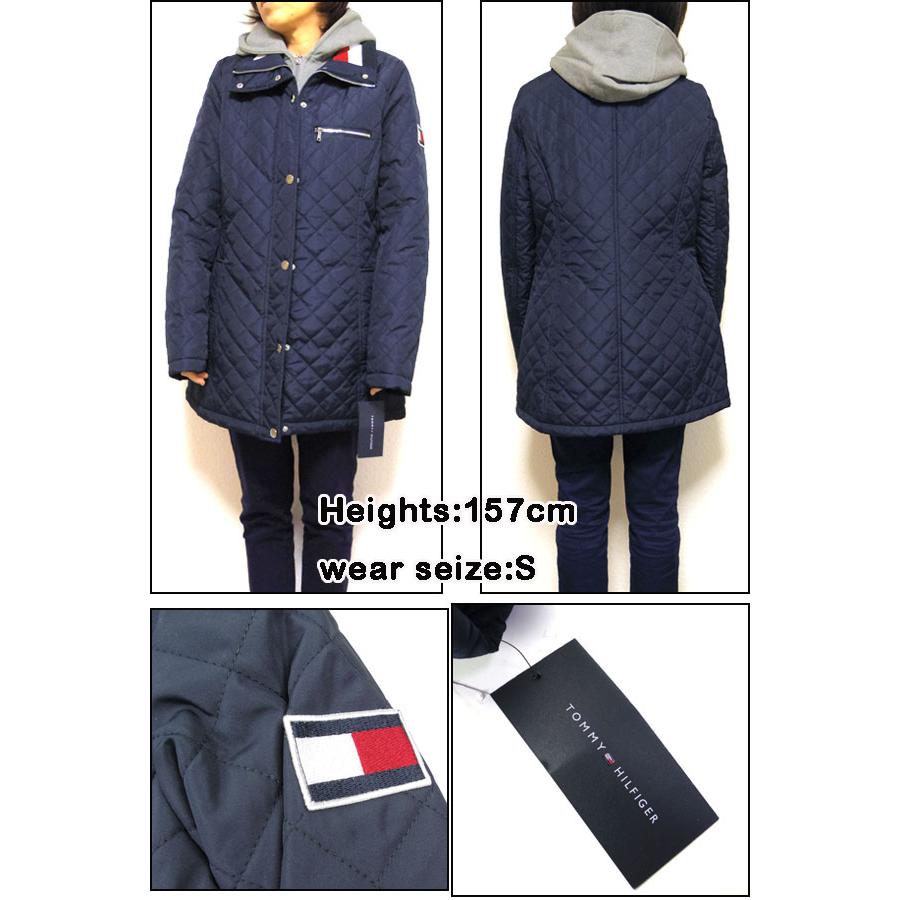 トミーヒルフィガー アウター レディース ダウン ジャケット キルティング コート ブランド Tommy Hilfiger Quilted Jacket TW1MP664 秋冬｜reason｜06