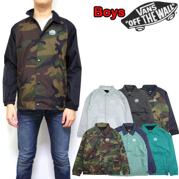 バンズ キッズ Vans ジャケット コーチ Boys Torrey ウィンドブレーカー Grahamengineering Co Uk