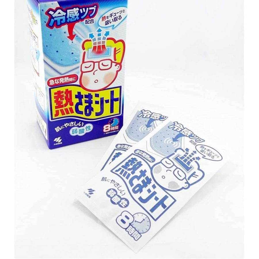 熱さまシート 大人用 16枚×4個(64枚入)小林製薬  大人用 冷却シート 冷却ジェル | 小林製薬 | 04