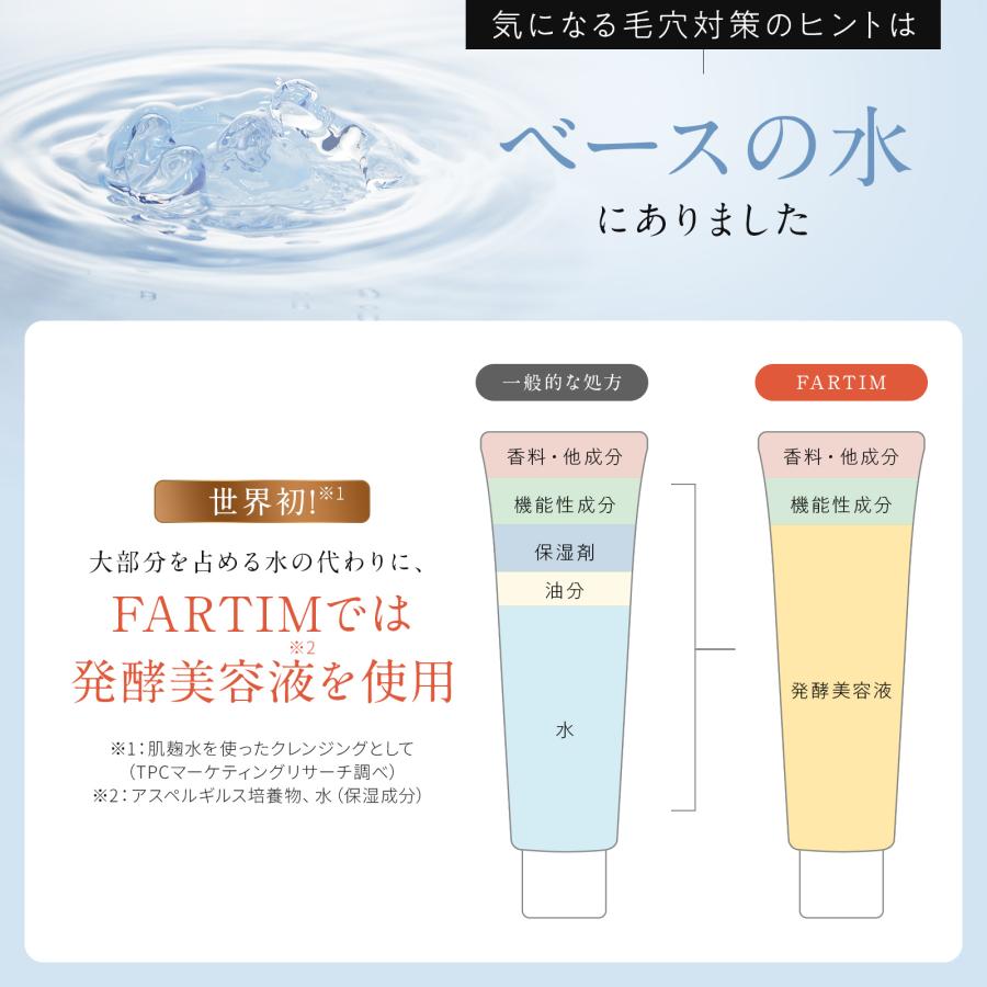 公式】FARTIM VCブライト クレンジング ジェル 100g 毛穴ケア メイク