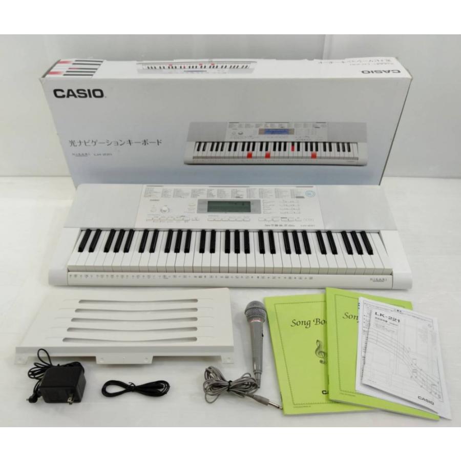 カシオ 電子キーボード 61標準鍵 光ナビゲーションキーボード LK-221