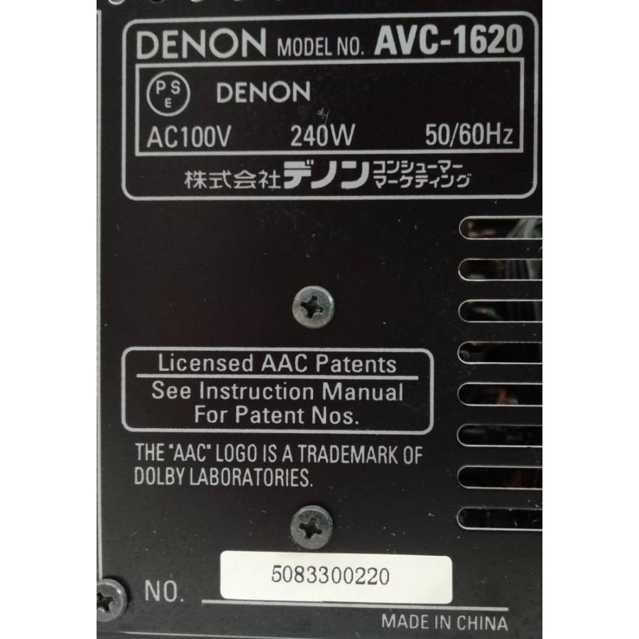 最大90％オフ！DENON デノン AVC-1620 AVサラウンドアンプ