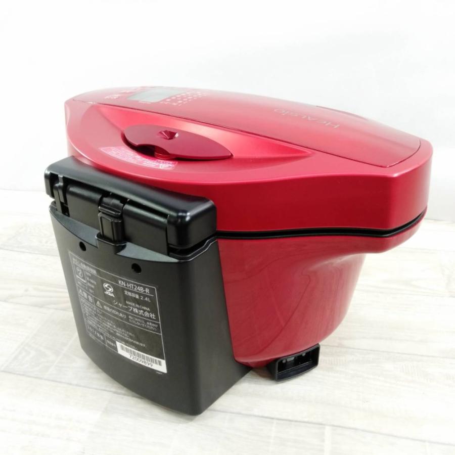 シャープ ヘルシオ ホットクック 水なし自動調理鍋 KN-HT24B-R tra415 
