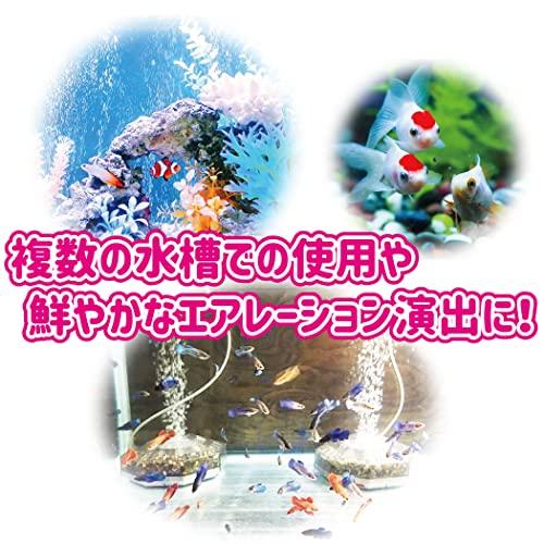 エアーコック 空気ポンプ 分岐管 2個セット 5分岐管 エアフロー 水槽用 ステンレス鋼 エアー調整 熱帯魚 金魚 メダカ エアバルブ (5分岐管 2個セット)｜rebellious｜04