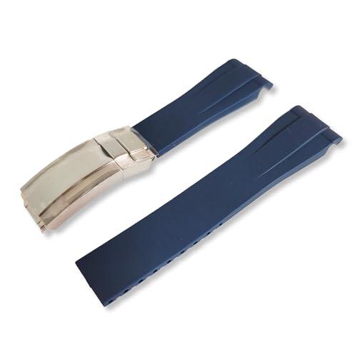 ラグ幅20mmモデル対応ネイビーラバーベルト ラグ幅20mmモデル対応ネイビーラバーベルト