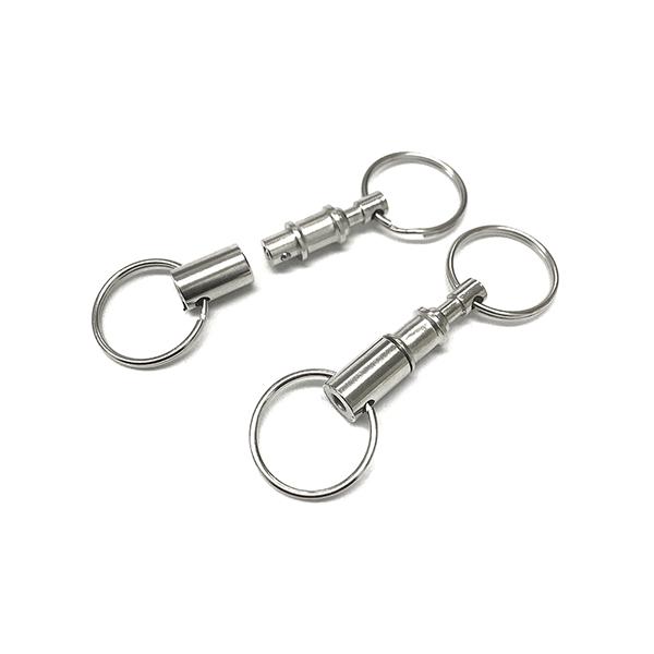 高速配送 クイックリリース キーホルダー カギ 鍵 かぎ 分割 分離 バイク 車 家