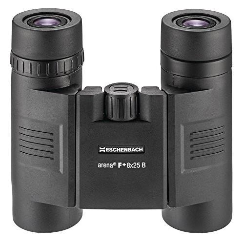 (中古品)Eschenbach 双眼鏡 Arena F+ 倍率8倍 25口径 防水仕様 ブラック 4256-825