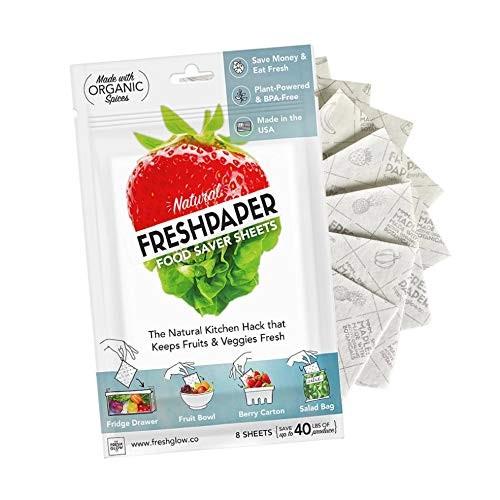 (中古品)Fenugreen FreshPaper 青果物保護シート (1 パッケージ 8 枚入り)
