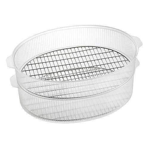 (中古品)BRUNO ブルーノ オーバルホットプレート 用 スチーマー 蒸し器 電気 2段 蒸