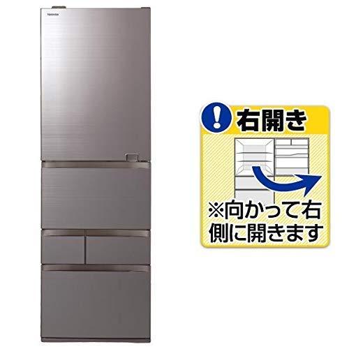 SALE／10%OFF(中古品)東芝 465L 5ドア冷蔵庫（アッシュグレージュ