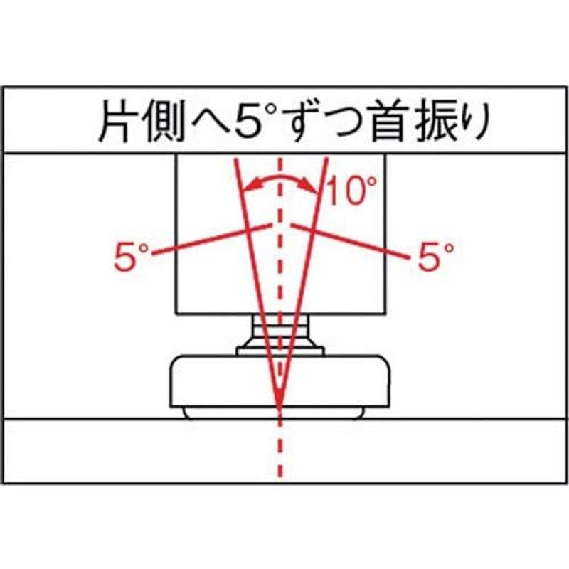 スガツネ工業 ランプ印 アジャスター MKR-N型 首振り機構付 MKR-N32M10｜rebon｜02