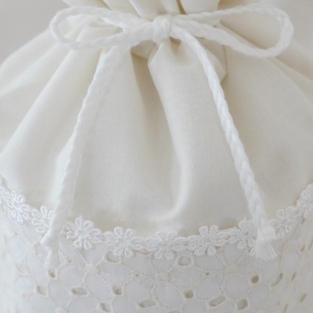 骨壷 覆い袋セット 7寸 ブルーフリル （ティアードレース） 骨壷 覆い袋セット 7寸 ブルーフリル （ティアードレース） 楽天