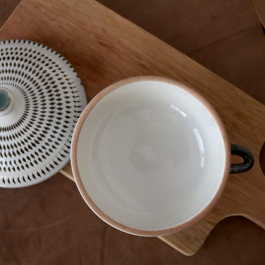 小石原焼 小石原焼き ココット 目玉焼きを作る器 選べるデザイン 刷毛