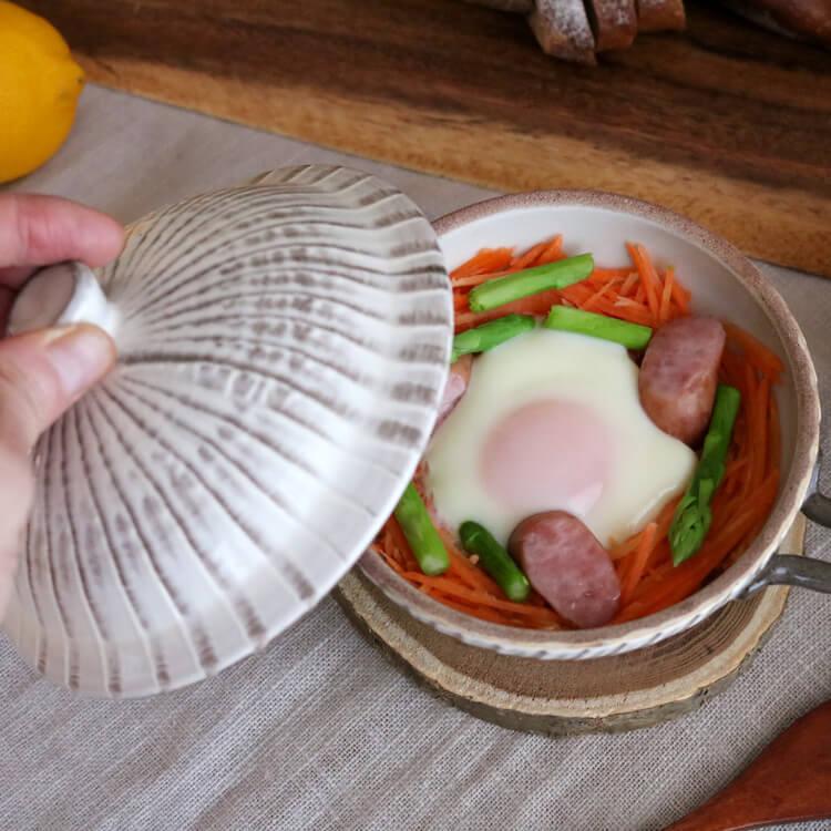 小石原焼 小石原焼き ココット 目玉焼きを作る器 選べるデザイン