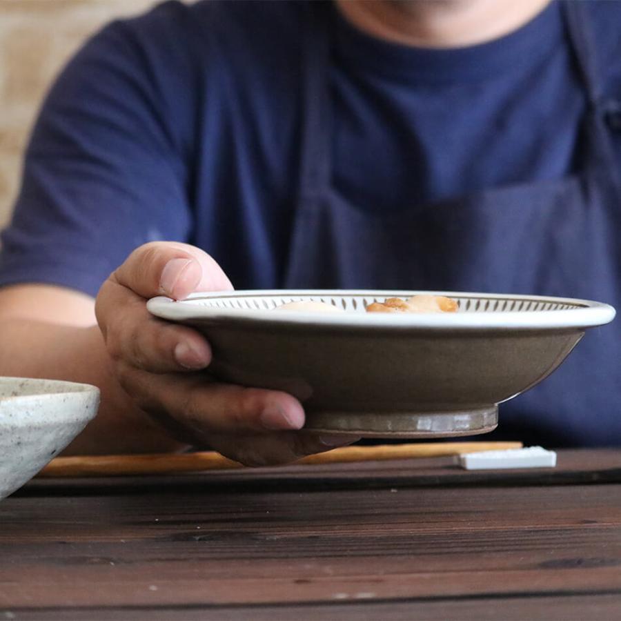 小石原焼 小石原焼き 飛び鉋 おでん皿 深皿 中皿 早川窯元 陶器 食器
