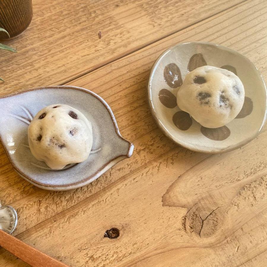 小石原焼 小石原焼き まめ皿 圭秀窯 陶器 玉ねぎ 蓮根 リーフ