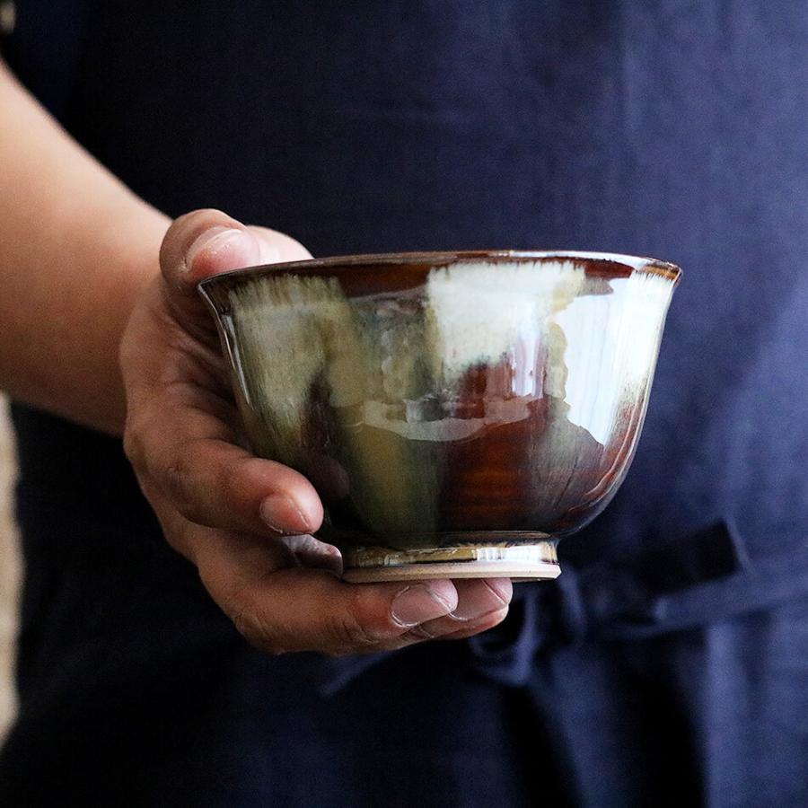 小石原焼 高取焼 高取焼き 飴釉碗 飴 元永陶苑 陶器 茶碗 和食器