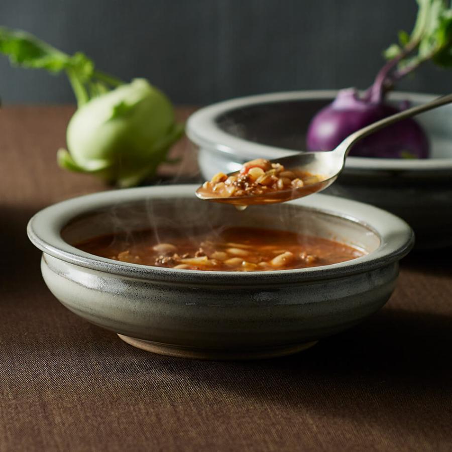 カレー皿 すくえるリムディッシュ 高取焼 高取焼き シチュー皿 20cm