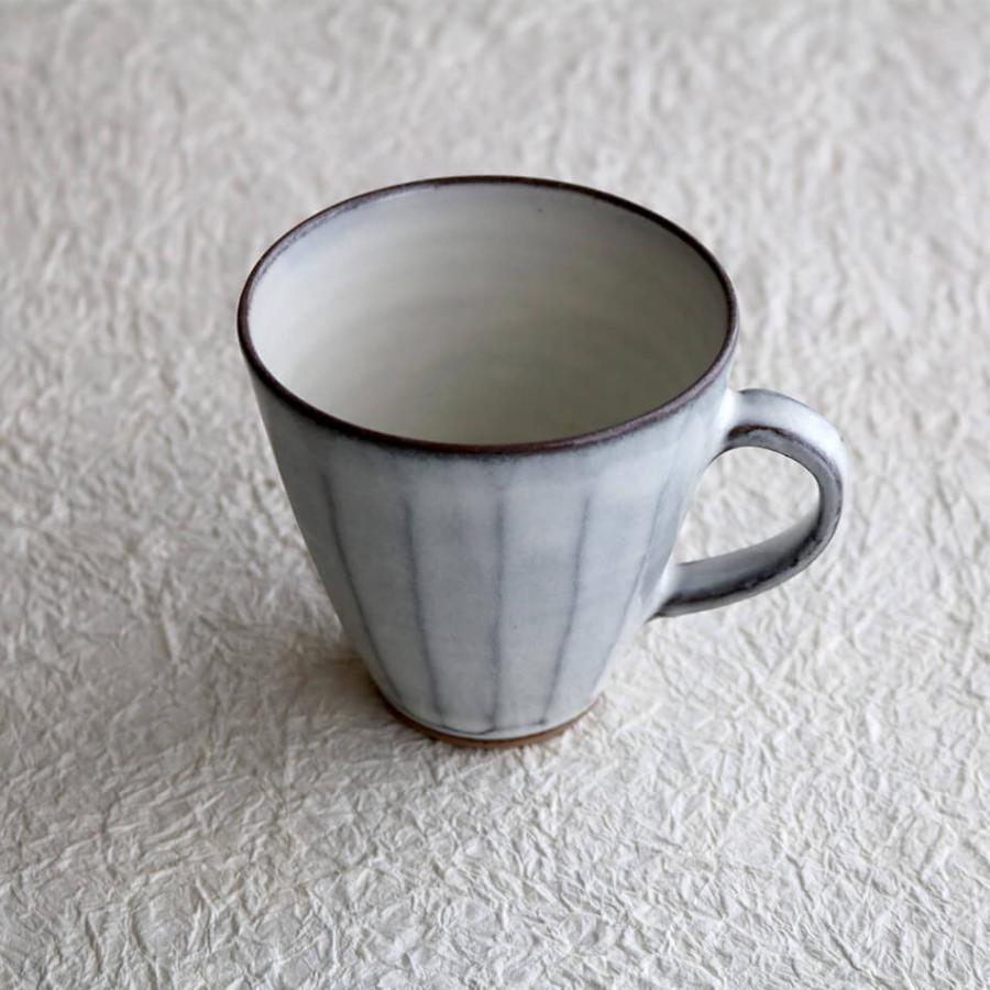 高取焼 高取焼き しのぎマグカップ  コーヒーカップ ティーカップ 湯呑 ろくろ庵 陶器 食器 器 和食器 おしゃれ |  | 01
