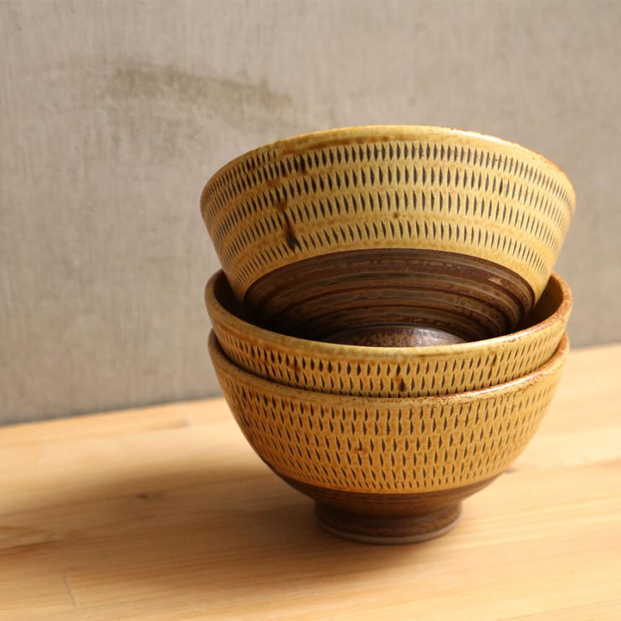小石原焼 小石原焼き 飛び鉋茶碗 どうけ釉 お茶碗 飯碗 ご飯茶碗 柳瀬