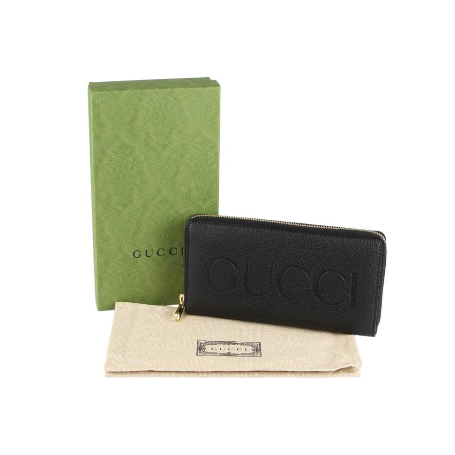 GUCCI（グッチ） 〔新品同様品 - ほぼ新品〕GUCCI/グッチ ロゴ ジップ 