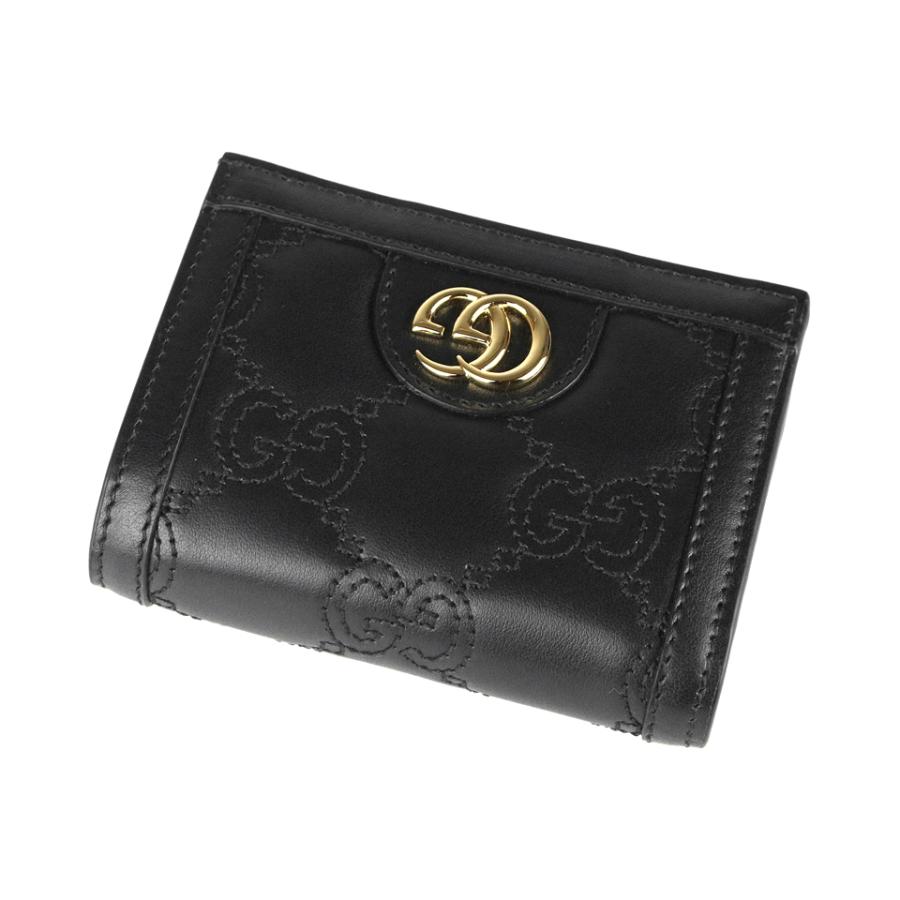 グッチ GUCCI 財布 二つ折り GGマトラッセ キルティングレザー カード  
