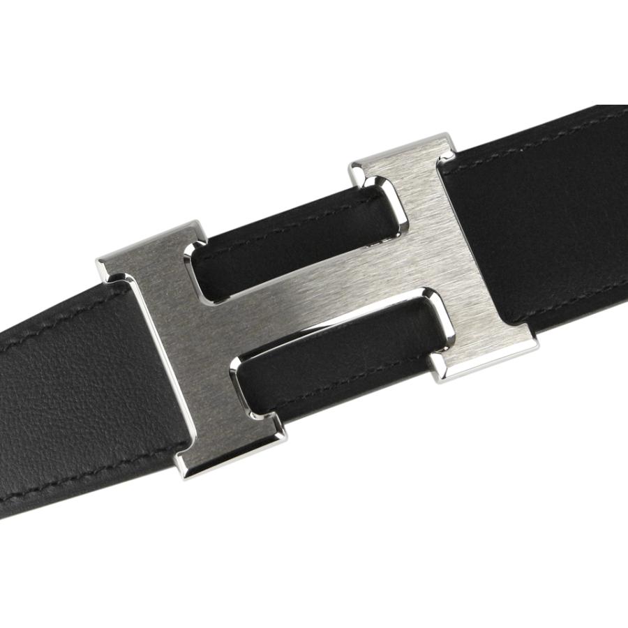 HERMES エルメス コンスタント ベルト 85 メンズ　黒×白 エルメス(HERMES)エルメス コンスタンス Hベルト ベルト 衣料品