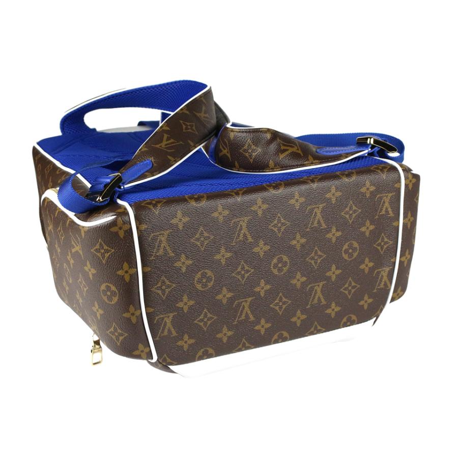 未使用品 ルイ ヴィトン Lv Nba バックパック Nv リュック モノグラム ブラウン ブルー ホワイト M 年製 D21 0119 ブランドクラブ リボーン 通販 Yahoo ショッピング