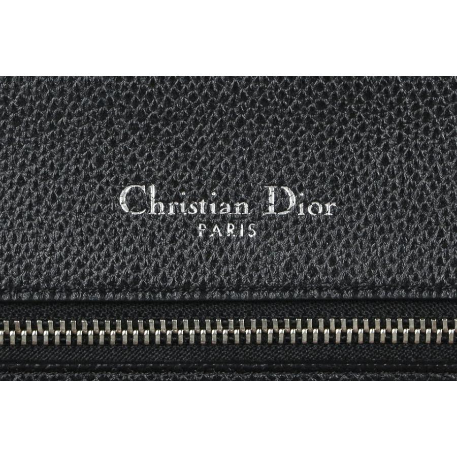 〔美品 - 大変綺麗〕Christian Dior/ディオール　ディオラマ チェーンショルダーバッグ　グレインドカーフスキン　ブラック　M0422｜reborn-brand｜09