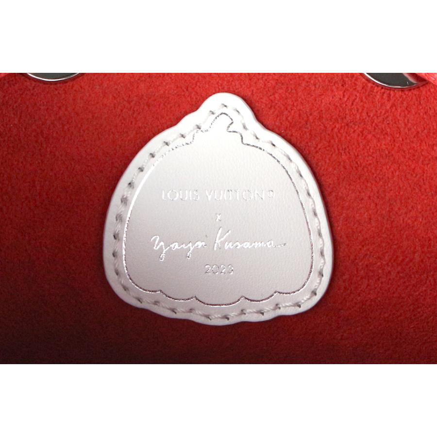 ルイヴィトン LV×YK ネオノエBB モノグラムアンプラント インフィニティドット ルージュ ブロン ハンドバッグ ショルダーバッグ バケット 草間彌生 超美品 10839 LOUIS VUITTON - ルイヴィトン LV×YK ネオノエBB モノグラムアン