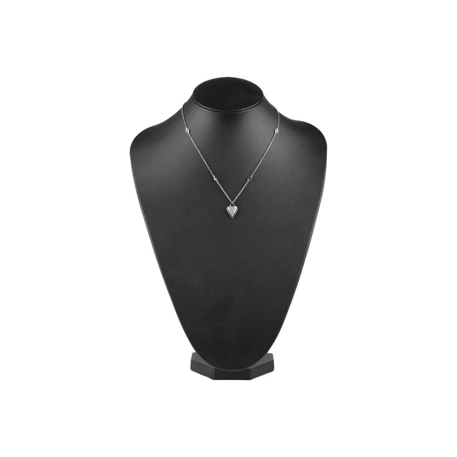 極上美品✨ GUCCIグッチ インターロッキングG チャームネックレス【正規品】 グッチ GUCCI インターロッキングG ハート ネックレス