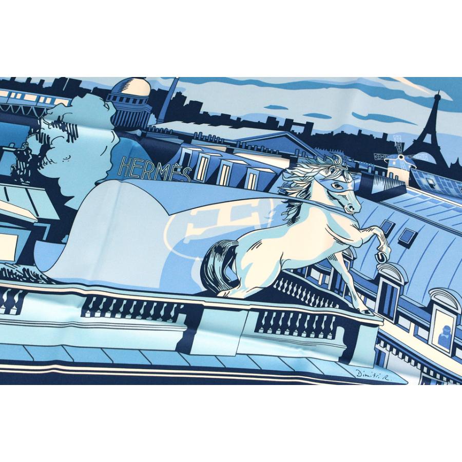 HERMES 〔未使用品〕HERMES/エルメス カレ70“MINUIT AU FAUBOURG HERMES 〔未使用品〕HERMES/エルメス カレ70“MINUIT AU FAUBOURG