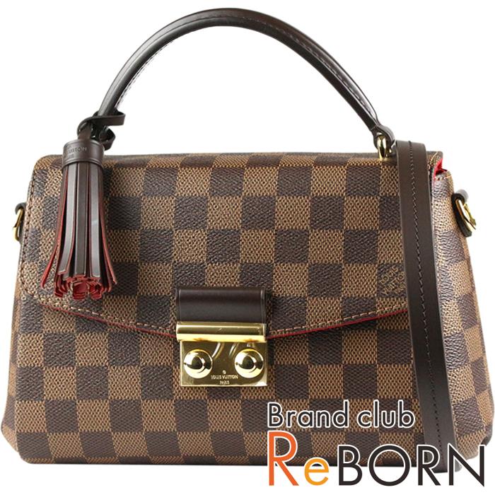 LOUIS VUITTON ハンドバッグ ダミエクロワゼット エベヌ 2way クロワゼット 〔新品同様品 - ほぼ新品〕ルイ ヴィトン/LOUIS VUITTON