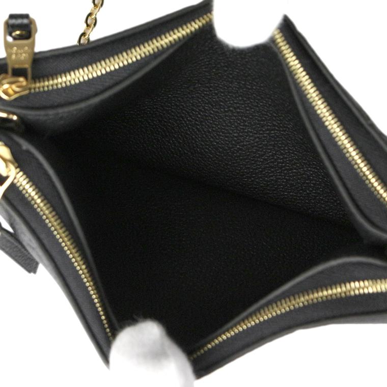 美品　ルイヴィトン   ドゥーブルジップ　チェーンショルダーバッグ ポシェット・ドゥーブルジップ LOUIS VUITTON/ルイ ヴィトン