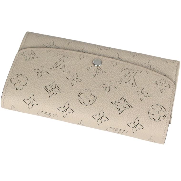 ルイヴィトン　長財布 ブラウン レザー　マヒナ　ポルトフォイユ　イリス LOUIS VUITTON（ルイ・ヴィトン） マヒナ ポルトフォイユ イリス 長