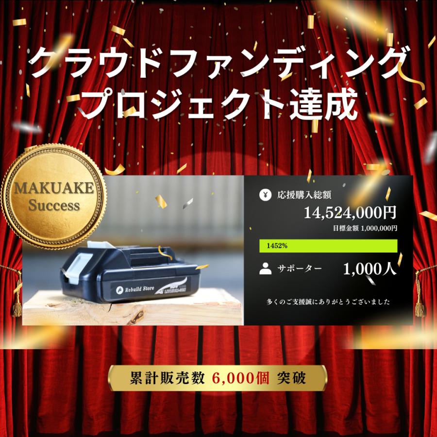 Rebuild Store（リビルドストア） マキタ 18V バッテリー 互換