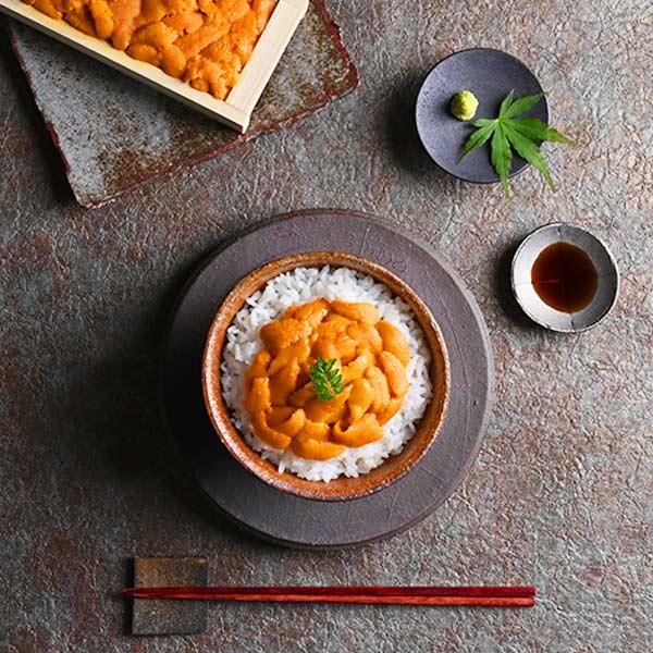 島の人 ウニ 北方四島産 折詰 生エゾバフンウニ 150g 板ウニ 折うに 生