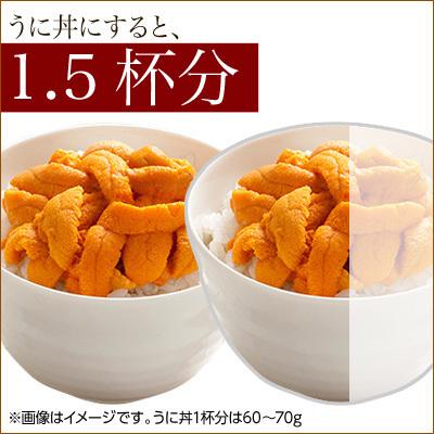 北海道 小樽 積丹産 生うに 無添加 生キタムラサキウニ 100g 島の人公式オンラインショップ