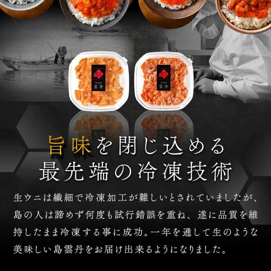 島の人 ウニ 北海道 礼文 利尻島産 旬凍 キタムラサキウニ 80g +
